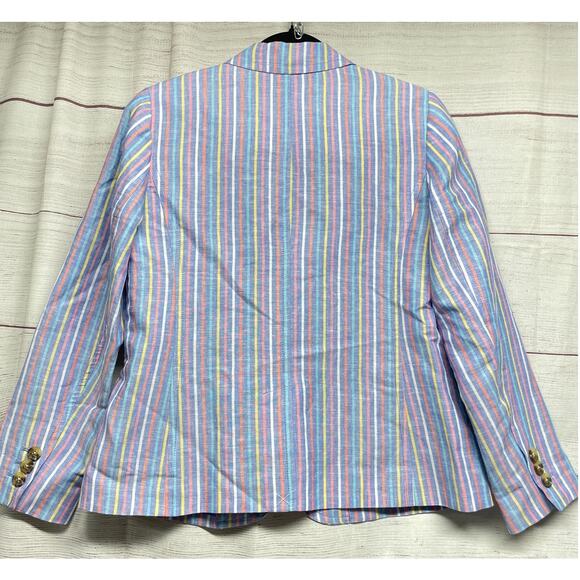 Vineyard Vines Women's Striped Blazer - Multicolor - Picture 10 of 14